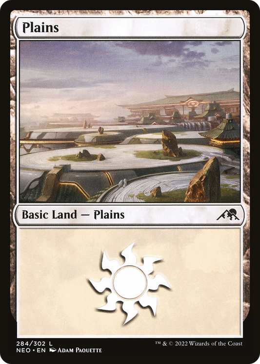 Plains (284) (NEO-284) - Kamigawa: Neon Dynasty