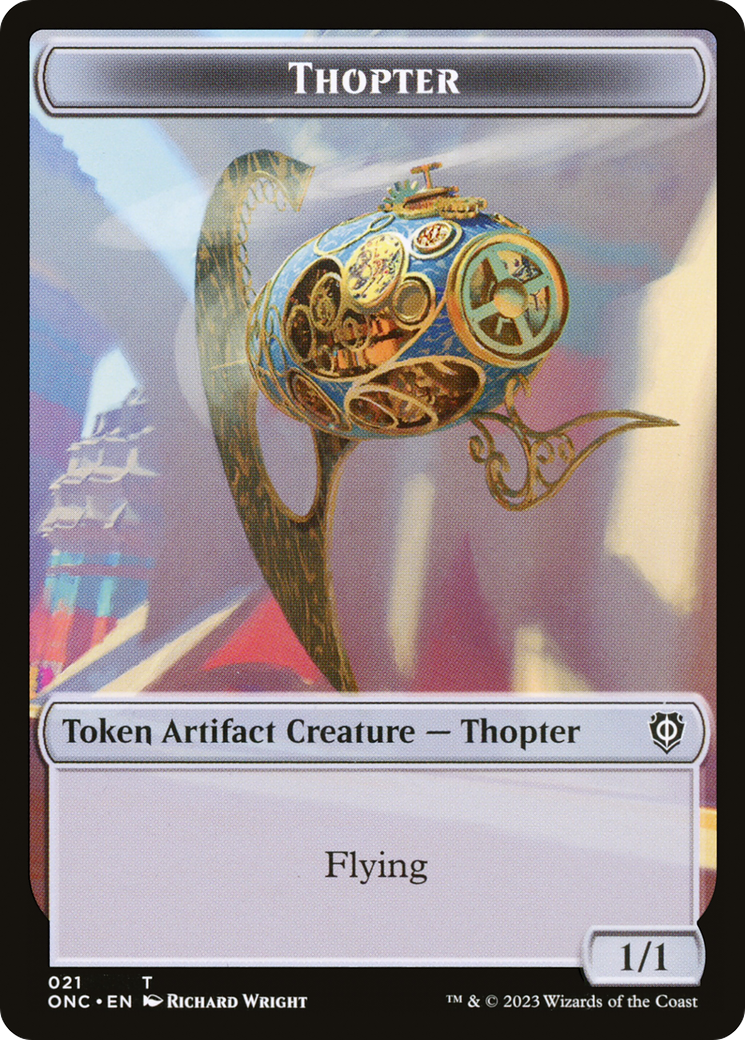 Thopter (TONC-021) - Phyrexia: All Will Be One Commander Tokens