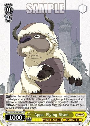 Appa: Flying Bison (SR) (ATLA/WX04-005S SR) - Avatar: The Last Airbender