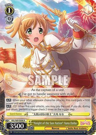 "Knight of the Sun Nation" Nana Daiba (RSL/S69-E006 R) - Revue Starlight -Re LIVE-