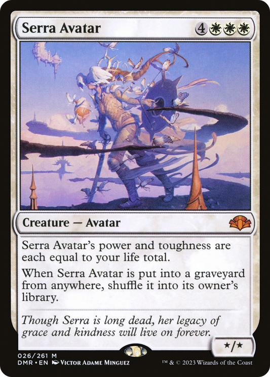 Serra Avatar (DMR-026) - Dominaria Remastered Foil