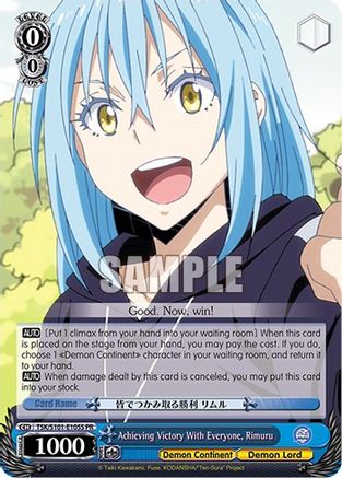 Achieving Victory With Everyone, Rimuru (Foil) (TSK/S101-E105S) - That Time I Got Reincarnated as a Slime Vol.3