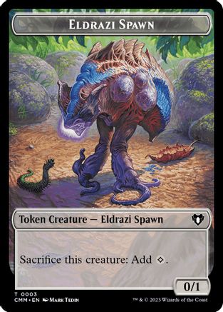 Eldrazi Spawn // Phyrexian Germ Double-Sided Token (CMM-3 // 16) - Commander Masters