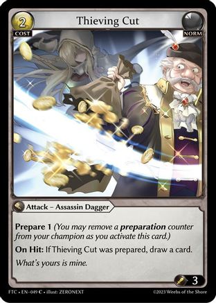 Thieving Cut (049) - Fractured Crown Foil