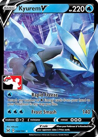 Kyurem V/196  - Holofoil Prize Pack Series Cards - Ultra Rare