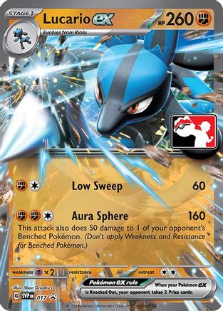 Lucario ex  - Holofoil Prize Pack Series Cards - Promo
