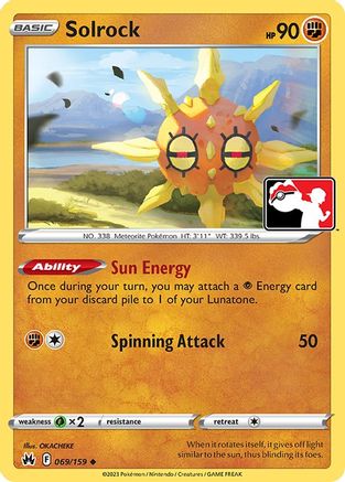 Solrock 069/159  Prize Pack Series Cards - Uncommon