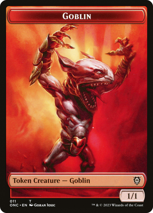 Goblin (TONC-011) - Phyrexia: All Will Be One Commander Tokens