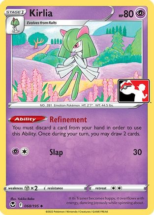 Kirlia 068  - Holofoil Prize Pack Series Cards - Uncommon