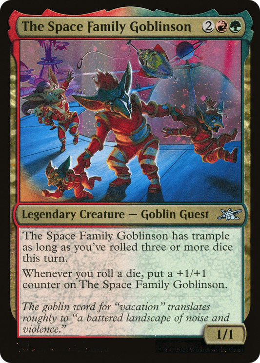 The Space Family Goblinson (Galaxy Foil) (UNF-465) - Unfinity Foil