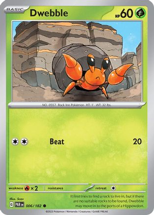 Dwebble 006  SV04 Paradox Rift - Common