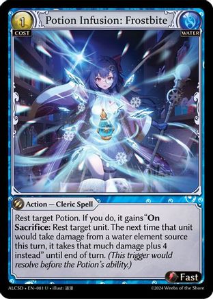 Potion Infusion: Frostbite (081) - Alchemical Revolution Starter Decks