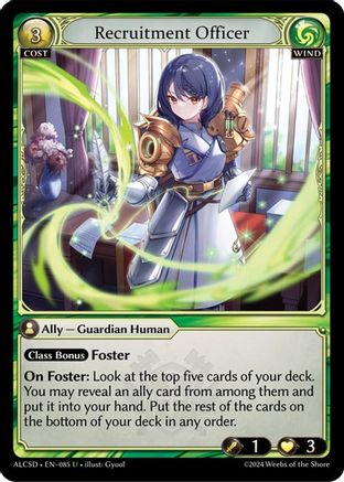 Recruitment Officer (085) - Alchemical Revolution Starter Decks