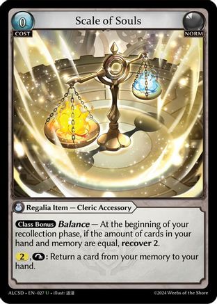 Scale of Souls (027) - Alchemical Revolution Starter Decks