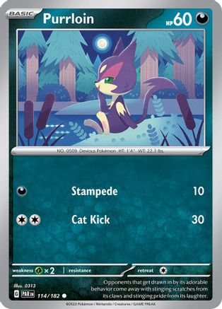 Purrloin 114  SV04 Paradox Rift - Common