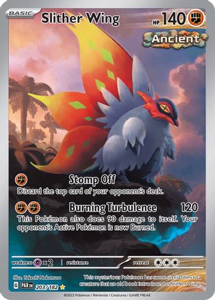 Slither Wing 203/182  - Holofoil SV04 Paradox Rift - Illustration Rare
