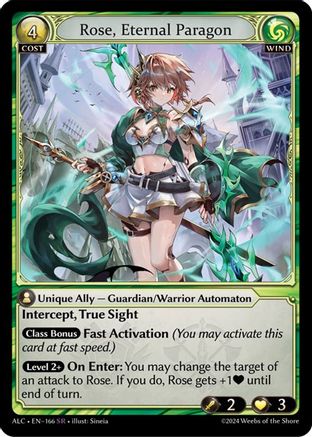 Rose, Eternal Paragon (166) - Alchemical Revolution Foil