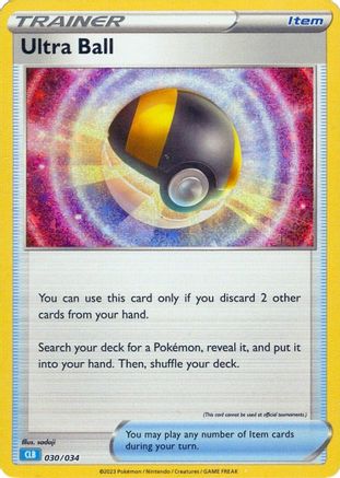 Ultra Ball (CLB) 030  - Holofoil Trading Card Game Classic - Classic Collection