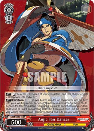 Anji: Fan Dancer (GGST/SX06-054 R) - Guilty Gear -Strive-