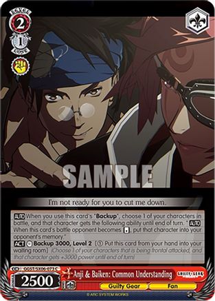 Anji & Baiken: Common Understanding (GGST/SX06-073 C) - Guilty Gear -Strive-