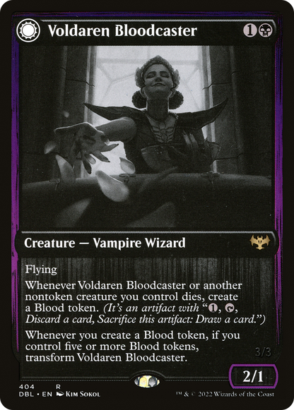 Voldaren Bloodcaster // Bloodbat Summoner [Innistrad: Double Feature]