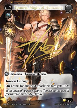Tonoris, Might of Humanity (CSR) (013B) (ALC1E) (013B) - Alchemical Revolution Foil