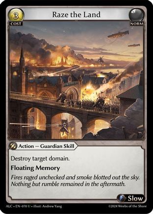 Raze the Land (070) - Alchemical Revolution Foil