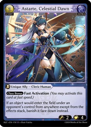 Astarte, Celestial Dawn (178) - Alchemical Revolution Foil