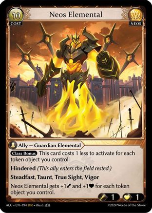 Neos Elemental (194) - Alchemical Revolution Foil