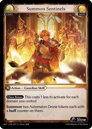 Summon Sentinels (201) - Alchemical Revolution Foil
