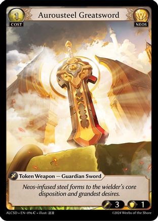 Aurousteel Greatsword (096) - Alchemical Revolution Starter Decks