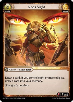 Neos Sight (097) - Alchemical Revolution Starter Decks
