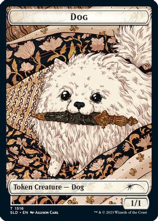 Dog // Cat Double-Sided Token [Secret Lair Commander Deck: Raining Cats and Dogs Tokens]