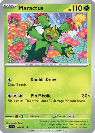 Maractus 003  SV Paldean Fates - Common