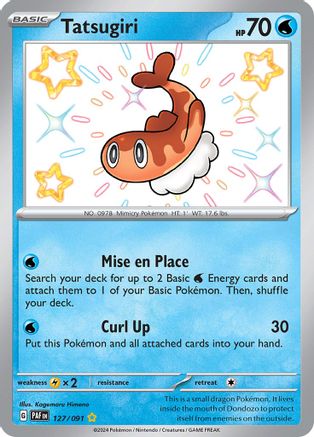 Tatsugiri 127  - Holofoil SV Paldean Fates - Shiny Rare