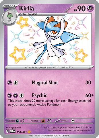 Kirlia (154/091) [Scarlet & Violet: Paldean Fates]