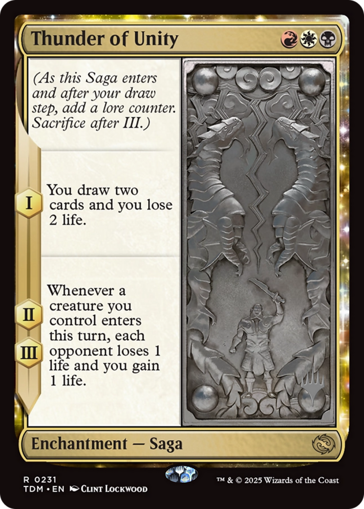 Thunder of Unity [Tarkir: Dragonstorm Promos]