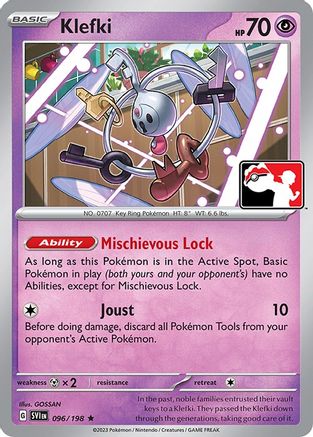 Klefki 096  - Holofoil Prize Pack Series Cards - Rare