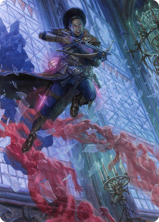 Kaya, Geist Hunter // Kaya, Geist Hunter (AVOW-003) - Crimson Vow Art Series (Borderless)