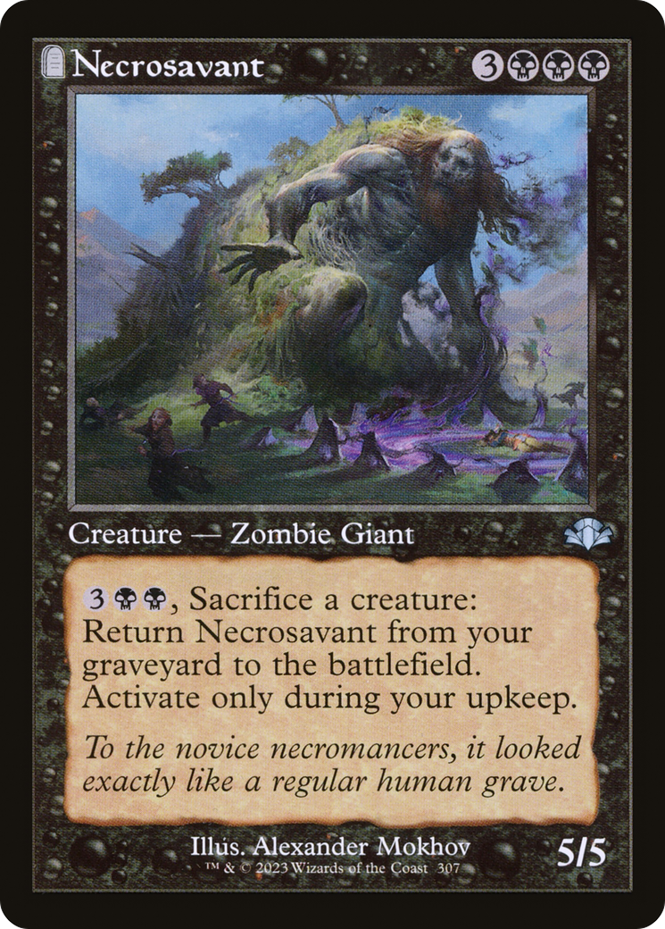 Necrosavant (Retro Frame) (DMR-307) - Dominaria Remastered: (tombstone)