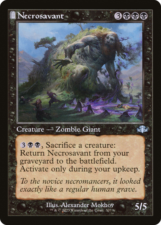 Necrosavant (Retro Frame) (DMR-307) - Dominaria Remastered: (tombstone)