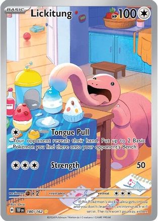 Lickitung 180/162  - Holofoil SV05 Temporal Forces - Illustration Rare