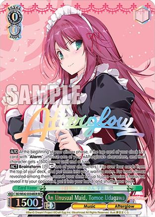 An Unusual Maid, Tomoe Udagawa (BDR) (BD/WE42-E034BDR BDR) - BanG Dream! Girls Band Party! Countdown Collection Premium Booster