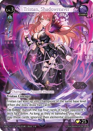 Tristan, Shadowreaver (CUR) (006) - Mercurial Heart Foil