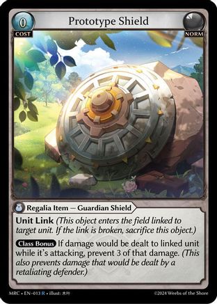 Prototype Shield (013) - Mercurial Heart Foil