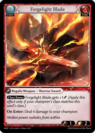 Forgelight Blade (018) - Mercurial Heart Foil