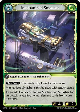Mechanized Smasher (026) - Mercurial Heart Foil