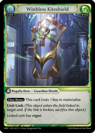 Winbless Kiteshield (027) - Mercurial Heart Foil