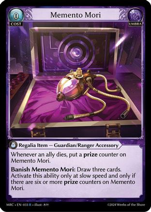 Memento Mori (033) - Mercurial Heart Foil