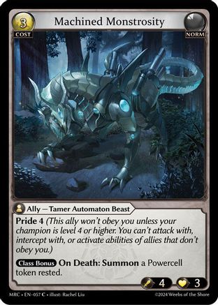 Machined Monstrosity (057) - Mercurial Heart Foil